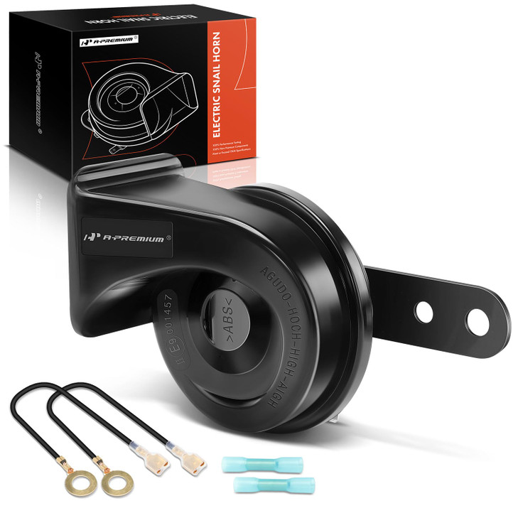 APremium Snail Horn High Universal Electric Horn 12V 110dB Compatible with most Passenger Cars CommercialOffRoad Vehicle