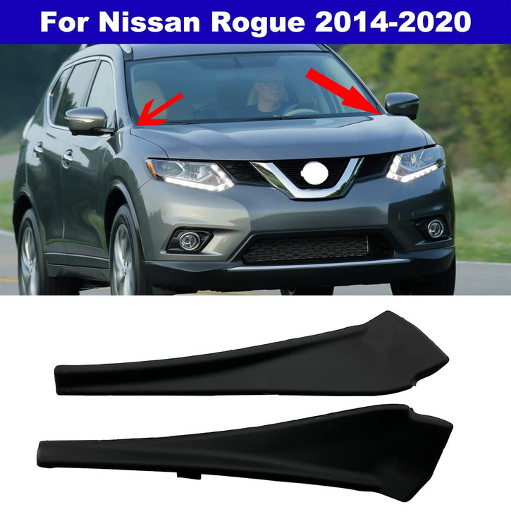 For Nissan Rogue 20142020 Front LH and RH Cowl Extension Trim Windshield Wiper Cover Panel Fender 668954CL0A 668944CL0A