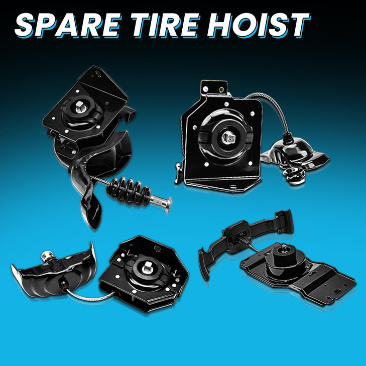 Spare Tire Carrier Hoist Assembly Compatible with 20082016 Ford F250 F350 Super Duty Compatible with 20082009 20102016 F