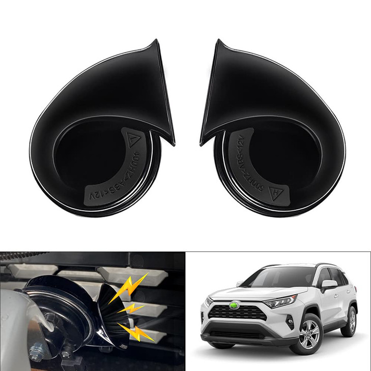 Autorder Car Horn Kit for Toyota RAV4 2025 2024 2023 2022 2021 2020 2019 Accessories 12V Snail Horn Waterproof High Low