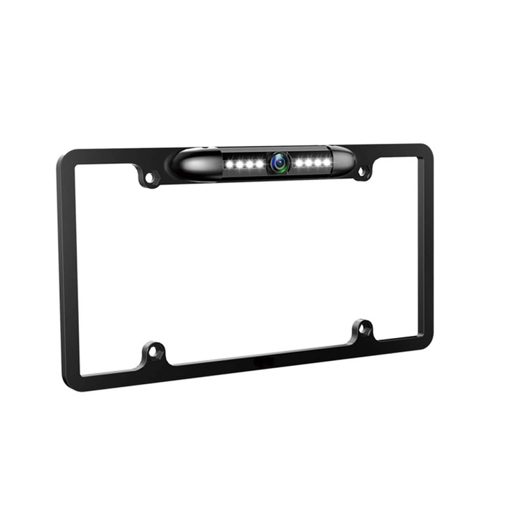 License Plate Backup Camera HD Night Vision Rear View Camera with 8 LEDs 170 Viewing Angle Waterproof Backup Rear Camera