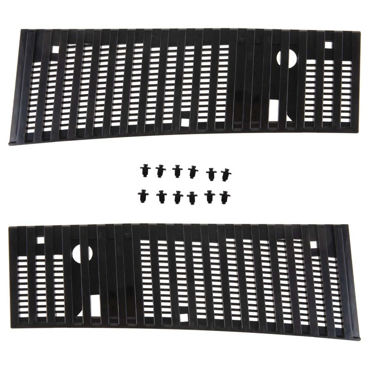 RLBHILON 1Set Hood Cowl Top Grille Compatible with Nissan Hardbody Pickup D21 Frontier Pathfinder 1986 to 1997 Year Fini