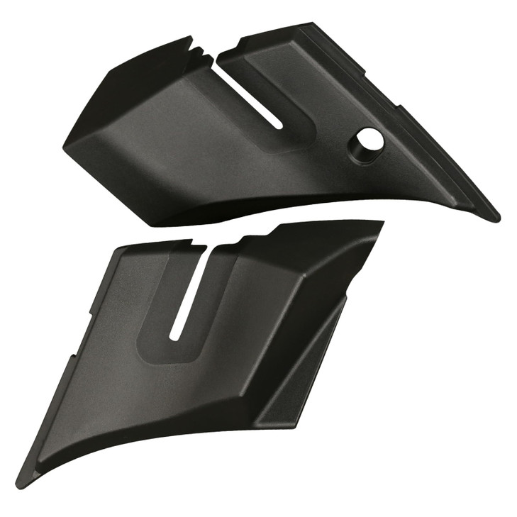 Windshield Wiper Cowl End Panel Compatible with Chevy Silverado Truck 1500 2500 3500 LH RH 20072013 1 Pair Black Air Inl
