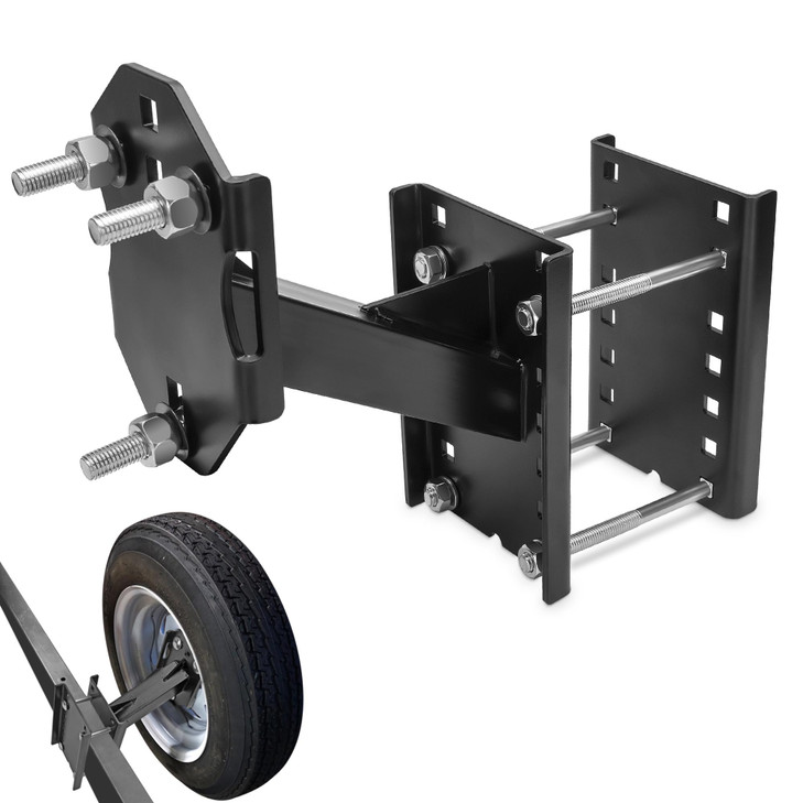 Spare Tire Carrier Boat Trailer Spare Tire Mount Heavy Duty Tire Holder Bracket for Utility Trailer Tires Universal Fits