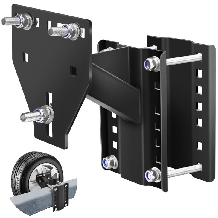 toolhoper Trailer Spare Tire Mount Boat Spare Tire Mount for Utility Trailer Upgrade Spare tire Carrier Fits 4 5 6 8 Lug