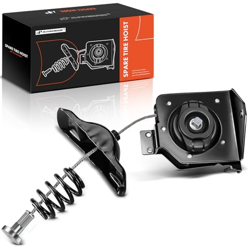 APremium Spare Tire Hoist Spare Tire Winch Carrier Compatible with Chevy Silverado 1500 9918 2500 3500 Suburban Tahoe GM