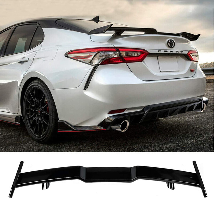 PAISEN Rear Spoiler for 20182025 Toyota 8th Gen Camry LE SE XLE XSE Rear Trunk Spoiler Wing Splitter Gloss Black ABS