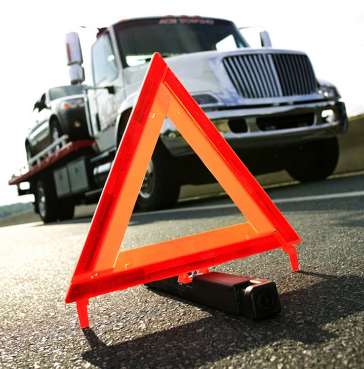 CARTMAN 3 Pack Warning Triangle DOT Approved Identical to United States FMVSS 571 125 Reflective Warning Road Safety Tri