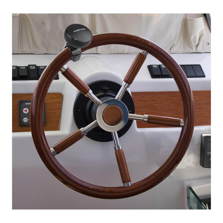 Hypersonic Steering Wheel Knob Durable Black Suicide Knob Large Steering Wheel Ball Bearings Making Steering Effortless