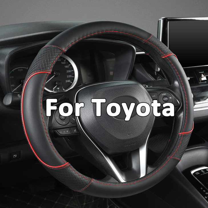 GIANT PANDA Steering Wheel Cover for Toyota Auto Car Steering Wheel Cover for Toyota Highlander 4Runner Tacoma Corolla C