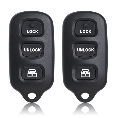 MechanMagic 2PCS Key Fob Remote Replacement Fits for Toyota 4Runner 1999 2000 2001 2002 2003 2004 2005 2006 20072009Sequ