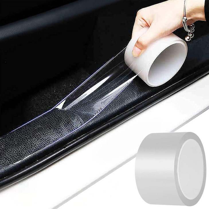 MYFAMIREA AntiScratch AntiCollision Adhesive Strip Car Door Edge Guard Protector Strip Car Door Scuff Plate Protectors T