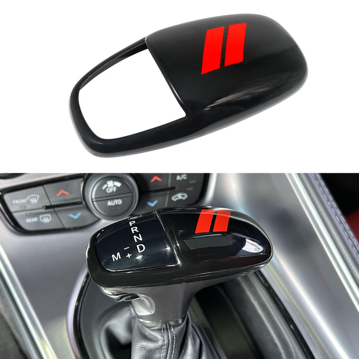 REMOCH Gear Shift Knob Head Cover for Dodge Charger Accessories 20152023 Challenger 20152024 Durango 20162026 ABS Interi