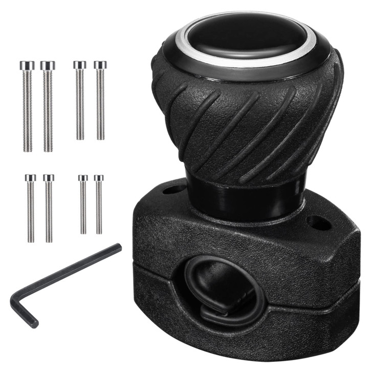 Spurtar Steering Wheel Knob Universal Car Suicide Knob Power Handle Spinner Fit for Steering Wheel Cars Semi Truck Forkl