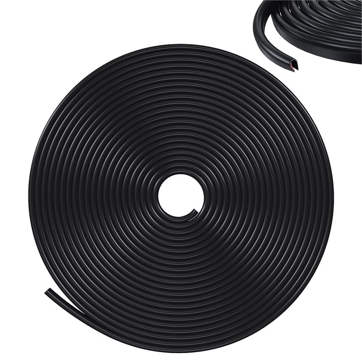 32Ft10M Door Edge Guards Car Door Edge Guards U Shape Car Door Protector Rubber Seal Door Guard Internal Double Sided Ta
