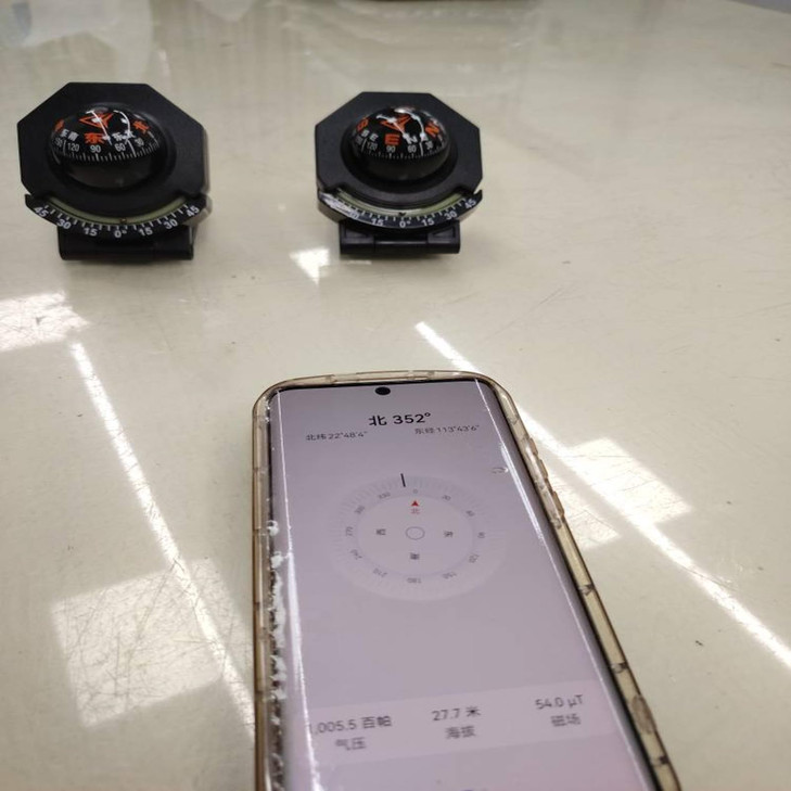 BinaryABC Car CompassVehicle Compass with Slope MeterAutomotive Compass BallCar Dashboard AccessoriesUniversal Compass f
