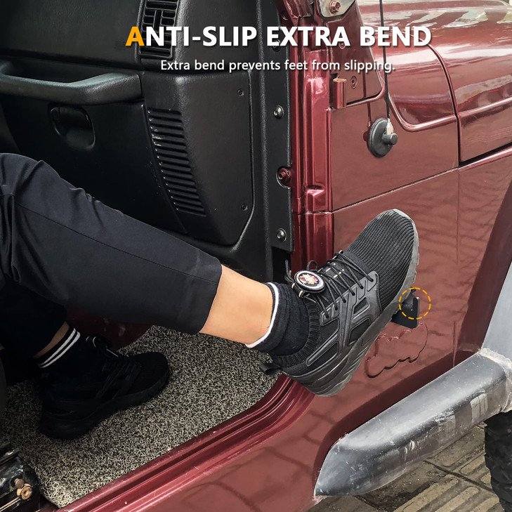 Front Foot Pegs for 19972006 Jeep Wrangler TJ Exterior Door Hinge Steel Rest Pedals Doors Off Foot Peg Accessories 1 Pai