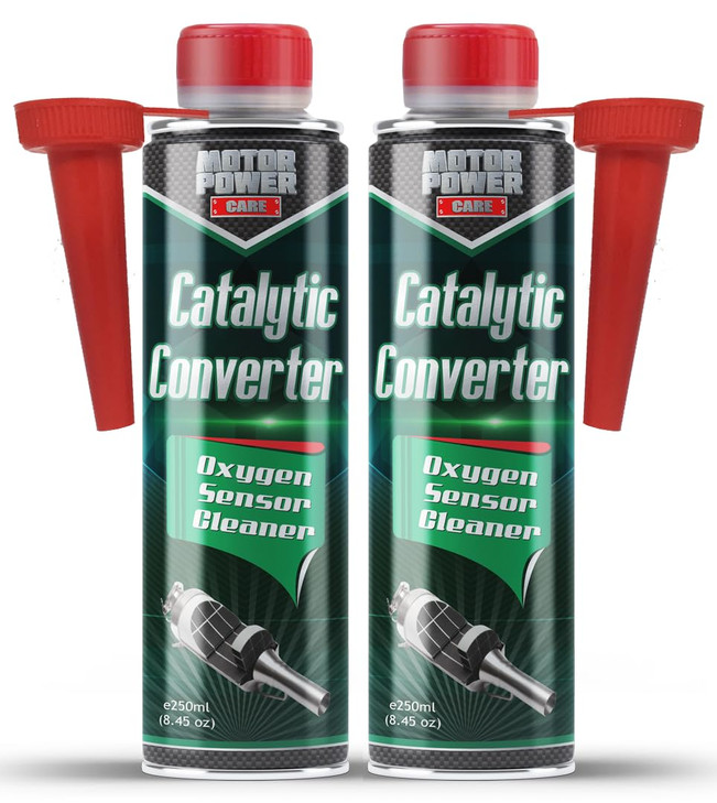 2X Cans Catalytic Converter Cleaner Oxygen sensor cleaner pass emissions SMOG fuel additive combustion chamber cleaner