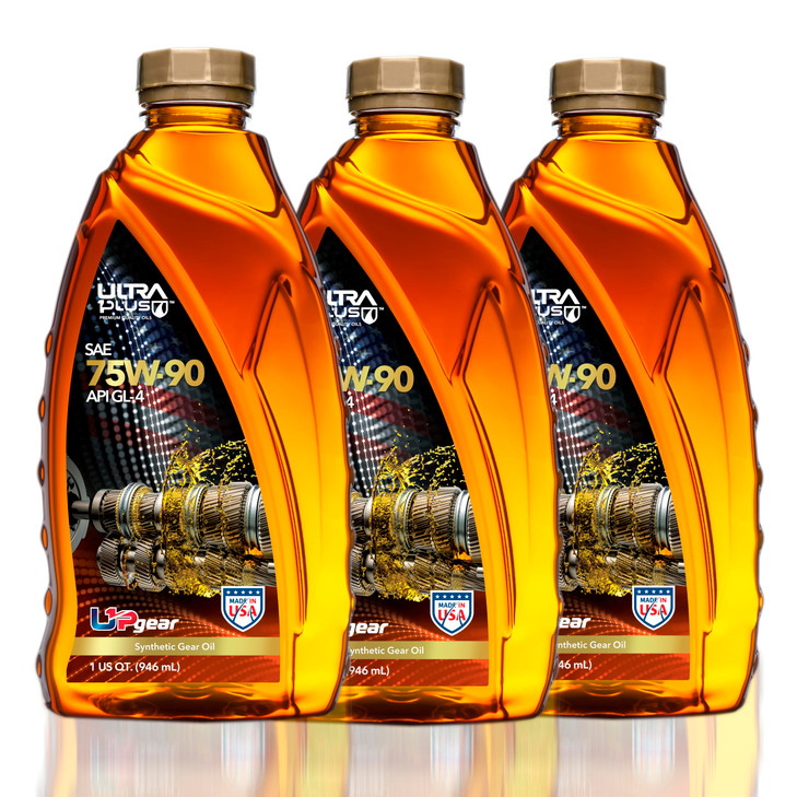 Ultra1Plus SAE 75W90 Synthetic Gear Oil API GL4 3 Pack QT