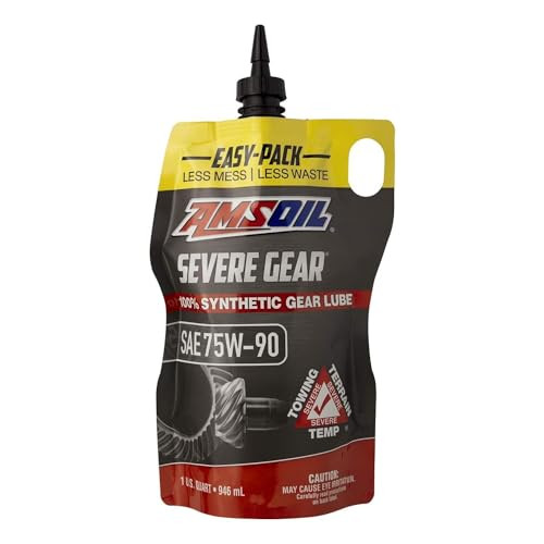 Amsoil SVGPK 100 Synthetic Extreme Pressure EP SEVERE GEAR Lube Quart EasyPack 75W90
