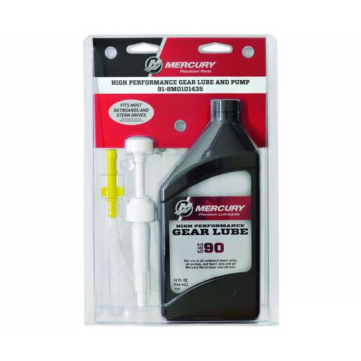 Mercury Marine New OEM High Performance Gear Lube with Hand Pump 918M0101435
