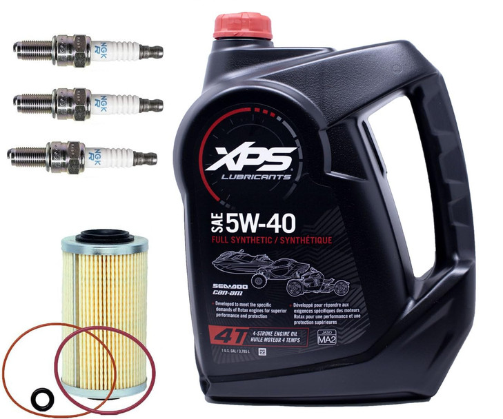 Edwards Oil Change Kit fits All SeaDoo 2002 4TEC 130155185215255260hp GTX RXT RXP RXPX RXTX GTI w 1 Gallon XPS 5W40 Oil