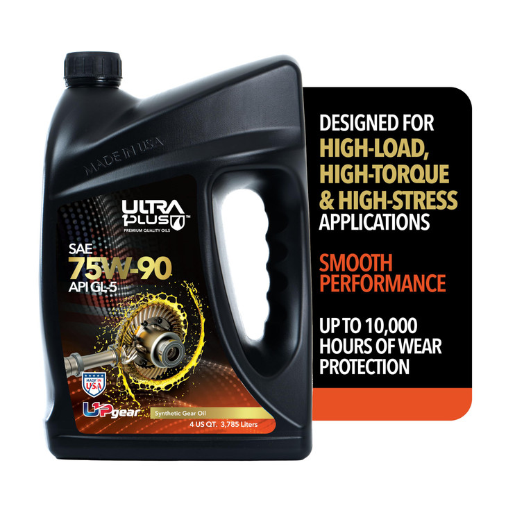 ULTRA1PLUS SAE 75W90 Synthetic Gear Oil API GL5 Gallon 4 QTS