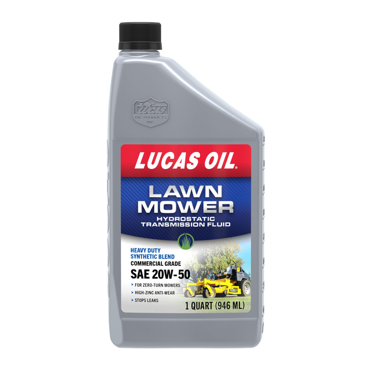 Lucas Oil 11300 Hydrostatic Lawn Mower Transmission Fluid Heavy Duty Synthetic Blend SAE 20W501 Quart