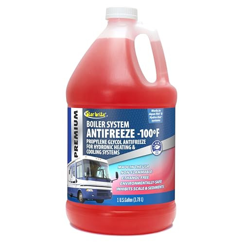 STAR BRITE Premium 100 Boiler System Antifreeze Propylene Glycol Heating Cooling Fluid Made in USA 1 Gallon 032700