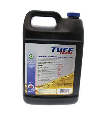 Tuff Torq Genuine Hydrostatic Transmission Oil Tuff Tech 3 Liters 5W50187Q0899000
