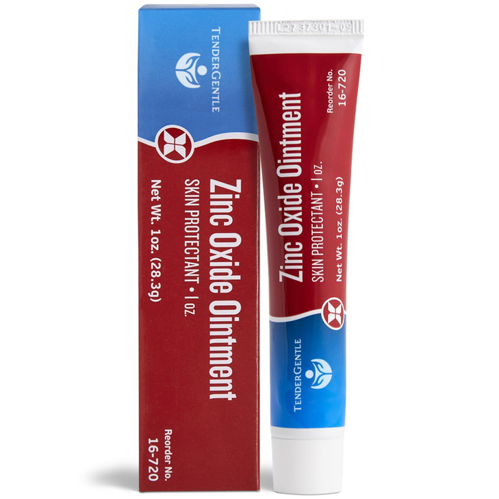 Zinc Oxide Ointment for Adults and Babies 1 oz Diaper Rash Ointment Skin Protectant for Diaper Rashes Cuts and Burns
