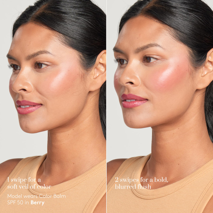 Colorescience Sunforgettable Total Protection Color Balm SPF 50 for Cheeks Lips Golden Hour
