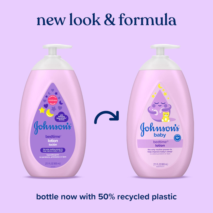 Johnsons Baby Bedtime Lotion Soothing NaturalCalm Aromas Gentle Nighttime Baby Lotion Helps Relax Soothe Hydrating No ad