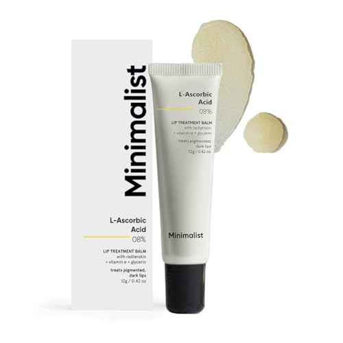 Minimalist Lip Balm for Moisturizing Softening Brightening Lips LAscorbic Acid 8 with Vitamin E Radianskin Glycerine For