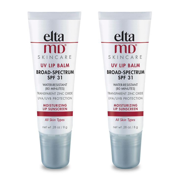 EltaMD UV Lip Balm SPF Sunscreen Sunscreen Lip Balm with SPF 30 Protects Dry Cracked Lips Transparent Zinc Oxide 028 Tub
