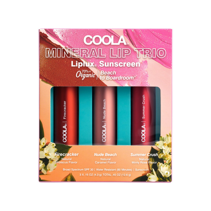 COOLA Organic Tinted Lip Balm Mineral Sunscreen with SPF 30 Dermatologist Tested Lip Care for Daily Protection Vegan Var