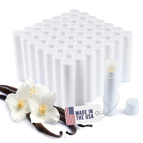 Lip Balm Bulk Unlabeled Made in USA Bulk Natural Ingredients Vitamin E Shea Butter Custom Bulk For Party Wedding Favors