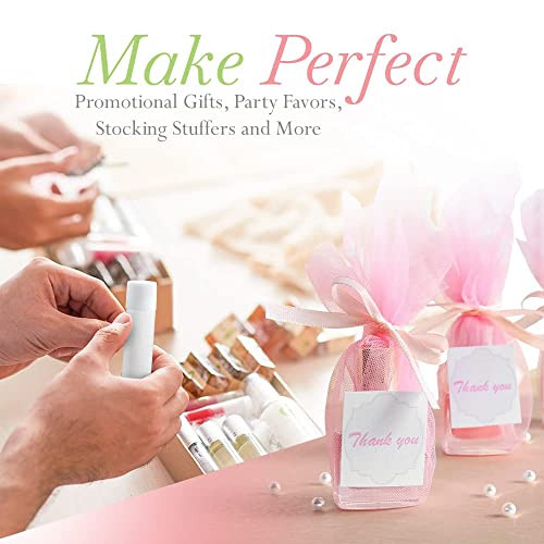 Lip Balm Bulk Unlabeled Made in USA Bulk Natural Ingredients Vitamin E Shea Butter Custom Bulk For Party Wedding Favors