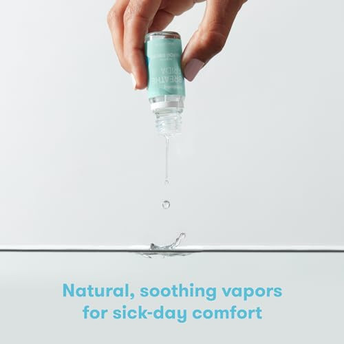 Frida Baby Breathefrida Vapor Bath Drops Baby Congestion Relief with Eucalyptus Essential Oil for Humidifier Aromatherap