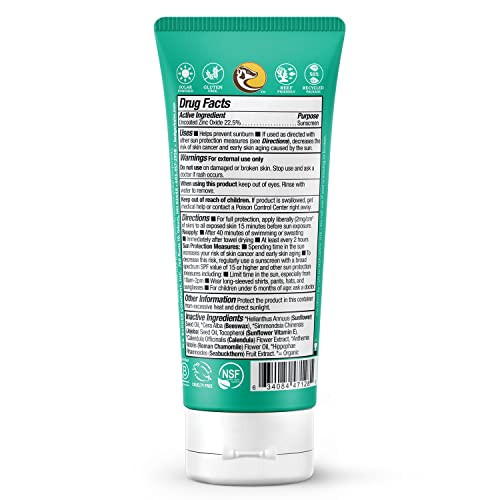 Badger Mineral Baby Sunscreen Cream SPF 40 98 Organic Toddler Sunscreen with Zinc Oxide Broad Spectrum Reef Safe Water R
