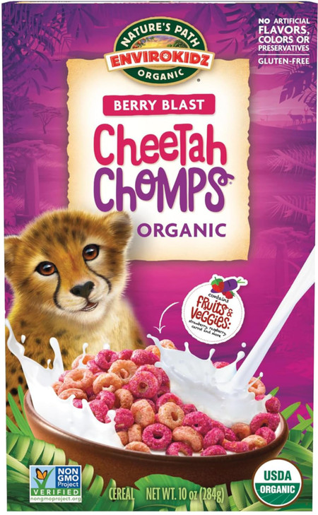 NATURES PATH CEREALS KIDS CHEETAH CHOMPS OR 10 OZ