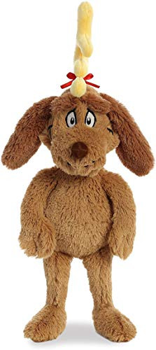 Aurora Whimsical Dr Seuss Max Stuffed Animal Officially Licensed Plush for Imaginative Play Perfect for Kids and Adults
