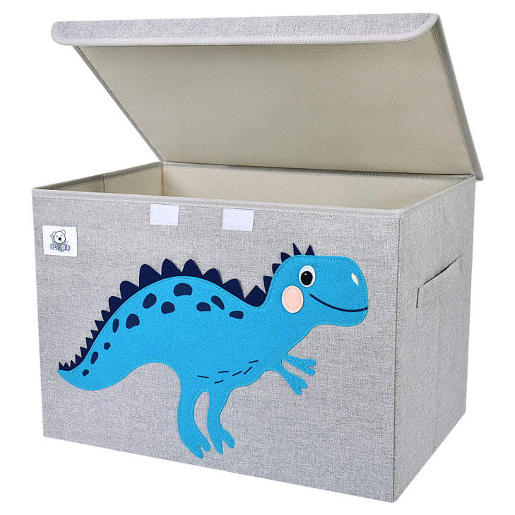 CLCROBD Foldable Large Kids Toy Chest with FlipTop Lid Collapsible Fabric Animal Toy Storage OrganizerBinBoxBasketTrunk