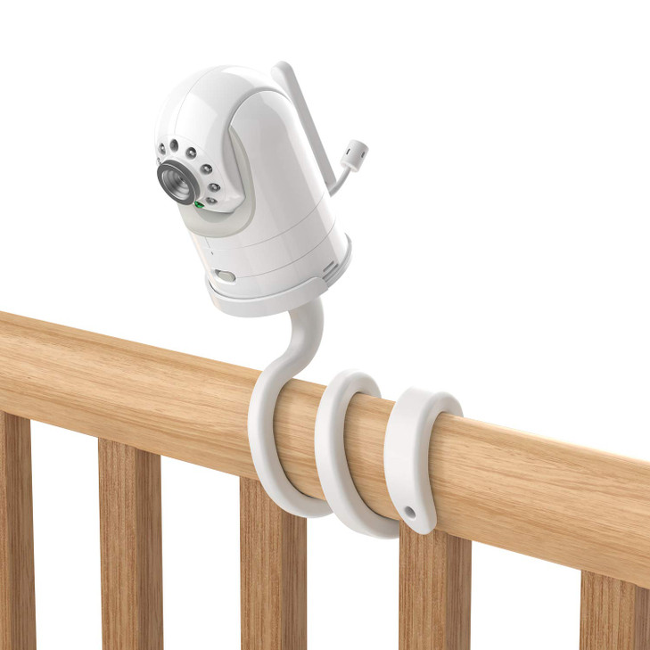 Aobelieve Flexible Mount for Infant Optics DXR8 and DXR8 Pro Baby Monitor720p White
