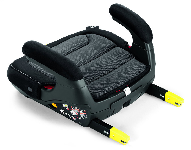 Peg Perego Viaggio Shuttle Booster Car Seat for Children from 40 to 120 lbs Made in Italy Licorice Black