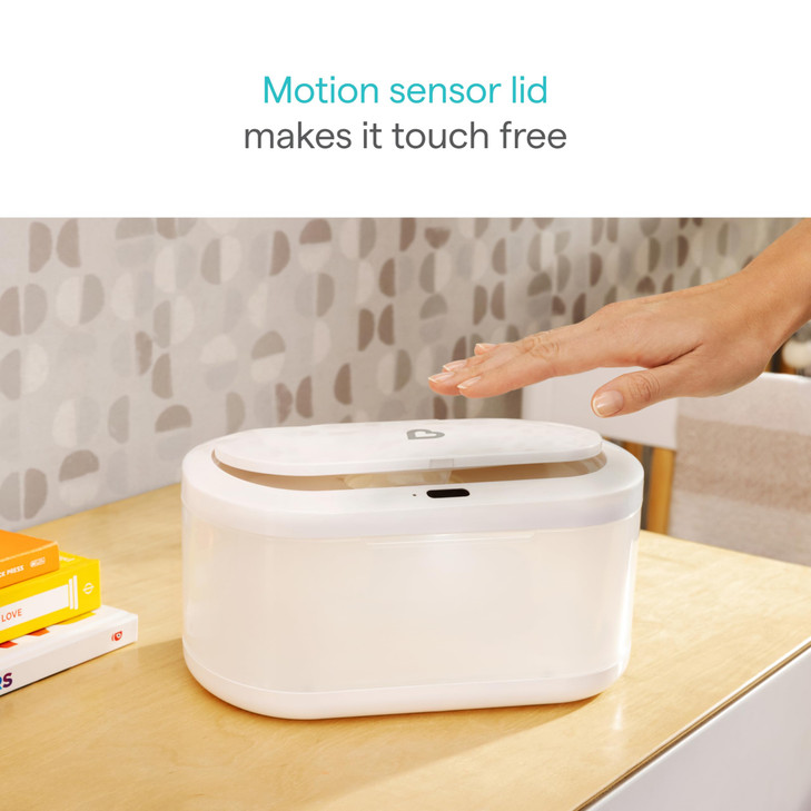 Munchkin Touch Free Baby Wipe Warmer with Nightlight Motion Sensor White