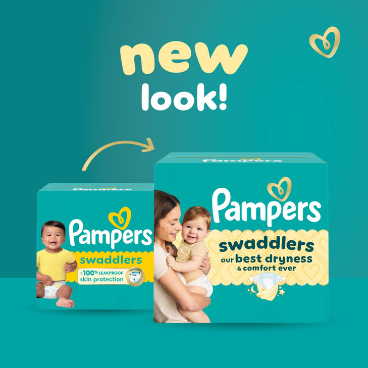 Pampers Swaddlers Diapers Size 2 1022 lbs 148 Count Absorbent Keeps Baby Dry and Comfortable Skin Safe Disposable Baby D