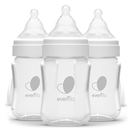Evenflo Feeding Balance Wide Neck Glass Bottles 6oz 3 Pack