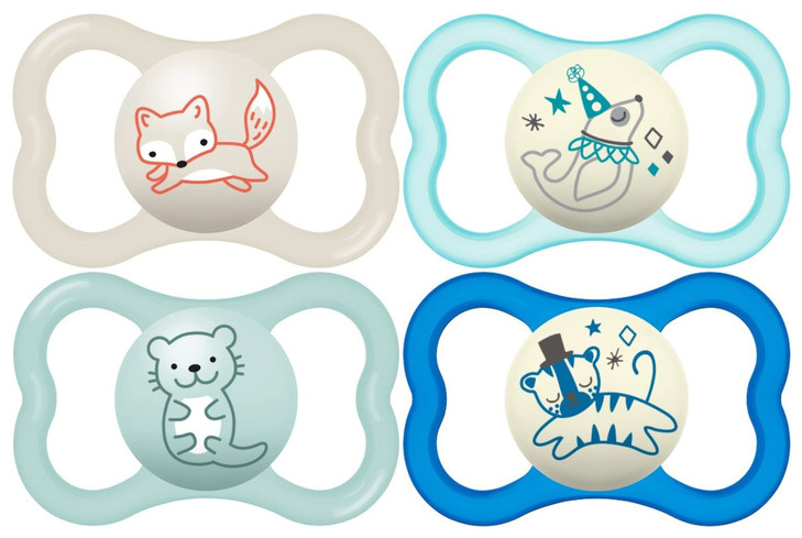MAM Air Pacifier for Babies 616 Months Extra Air Flow for Sensitive Skin Glows in The Dark Developed with Medical Expert