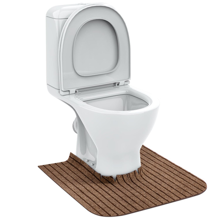 Round Commode Potty Training Mats for Boys Toilet Training Mats Potty Training Toilet Rugs Toilet Rugs u ShapedToilet ma